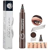 lapiz cejas microblading, lapiz cejas 4 puntas, perfilador de cejas, Cejas Naturales Cubre...
