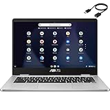 ASUS C423NA Chromebook 14 pulgadas FHD Ordenador portátil, Intel Celeron N3350 hasta 2,4...