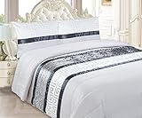 Colchas Bouti/Jacquard Cama 135/150-Cubrecama Ligera con Fundas Almohadas de Cremallera,...