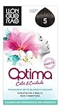 Llongueras Optima Tinte de Cabello Permanente sin Amoniaco Tono #5 Castaño Claro