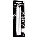 Gobesty carbonilla blanca, lápices de dibujo, dibujo profesional, para acuarelas, para...