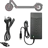 Jooheli Cargador de batería Patinete, 42V 2A Cargador Xiaomi Scooter, Cargador de...