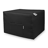 HAPPERS Puff Negro Convertible en Cama cómoda con Funda de Polipiel incluida, Futón con...