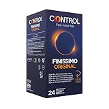 Control Preservativos Finissimo Original. Caja Condones Súper Finos, Extra Sensibilidad,...