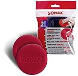 SONAX Aplicador de esponja (2 unidades) súper suave, para la aplicación y distribución...