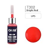 CHUSE T302 Rojo brillante Microblading micro pigmento permanente maquillaje tatuaje tinta...