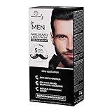 One&Only for Men - Tinte para barba, color bigote, sin amonia,