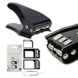 MMOBIEL Cortador Universal 3 en 1 para Tarjeta SIM estándar/Micro/Nano para Todos los...