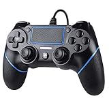 Zexrow Mando para PS-4, Controlador De Juegos con Cable para Play-Station4 / Pro/Slim/PC,...