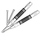 2 Piezas Punzón Central Automático 5 pulgadas Punzon Automatico Punzones para Metal...