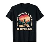 Just the Trees, Me & the Breeze Kansas Senderismo KS Senderismo Camiseta