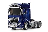 Tamiya Mercedes-Benz 1:14 MB Actros 3363 Pearl Blue prel. -Kit de Montaje, RC, Control...