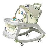 Hamaca Bebe Balanceo Toldo Respaldo Ajustable Silla Vibratoria para Bebe Material...