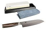 Juego de regalo Kai Shun Premier Tim Mälzer TDM-1702, cuchillo Santoku, hoja de damasco...