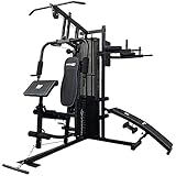 BEHUMAX Máquina multifunción Multigym 500 Máquina de musculación, multiestacion,...