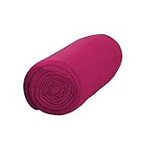 TODAY Sábana Ajustable-160x200 cm Jersey-Color, 100% algodón, Rosa, 200x160x1 cm