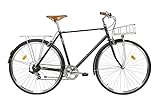 Fabric City Classic-Bicicleta de Paseo (M-53cm, Classic Matte Black Deluxe)