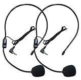 zdyCGTime Micrófono de 3,5 mm para Sistema de micrófono, Amplificador de Voz, Altavoces,...