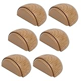 Topes para Puertas - Tope Puerta Adhesivo de Madera para Suelo (Roble Natural) –...