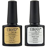 Elite99 Esmaltes Semipermanentes de Uñas en Gel UV LED, 2pcs Kit de Esmaltes de Uñas...