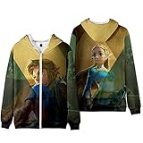 GIFZAA The Legend of Zelda Sudadera con Capucha 3D Anime Dibujos Animados Sudadera con...