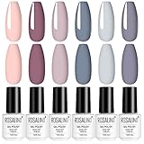 ROSALIND Esmaltes Semipermanentes de Uñas en Gel, Rosa Púrpura Azul Esmaltes...