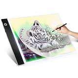 Mesa de Luz para Calcar, Portatil Mesa de Dibujo para Niños Regalo, Caja de Luz A4 Tablet...