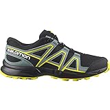 Salomon Speedcross unisex-niños Zapatos de trail running, Negro (Black/Black/Evening...
