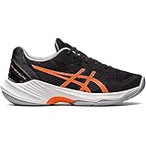 ASICS Gel-Sky Elite GS, Indoor Court Shoe, Black/Shocking Orange, 34.5 EU
