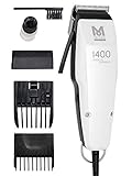 MOSER 1400 Made in Germany cortadora de pelo para hombres, con cable, accesorios, 5...