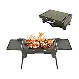 Rejilla para barbacoa,Parrilla plegable de acero inoxidable para barbacoa de...