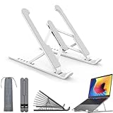 TOVARIN Soporte Portatil Mesa,Soporte Ordenador Portátil Plegable Ventilado con 6...
