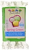 FunCakes Fondant para Cubrir Tartas, Cupcakes, Galletas o Modelar color Verde Primavera:...