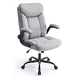 MZLEE Silla Oficina Tela, Silla de Oficina ergonómica para computadora Silla de Trabajo...