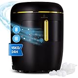 Klarstein Maquina de Hielo para Encimera, Maquina Hacer Cubitos de Hielo para Casa,...