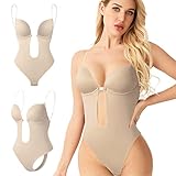 LPLKON Sujetador Sin Espalda,Invisible Body Espalda Descubierta Mujer,Body Espalda Al Aire...