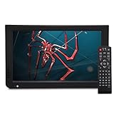 Garsent Televisión LCD portátil de 10 Pulgadas, TV analógica con TV 1080P HD con...