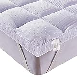 Bedecor® Colchoncillos，Colchón Topper de Microfibra,Antialérgico,Suave-(120x190/200...