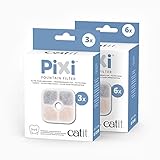 Catit Pixi Filtro para bebederos fuente, 6 unidades