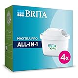 BRITA Cartucho de filtro de agua MAXTRA PRO All-in-1 pack 4 - Recambio original BRITA que...