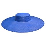 Artipistilos® Pamela De Fibras Naturales Alejandria - Royal - Sombreros Y Pamelas De...