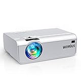WiMiUS 5800 LÃºmenes Proyector WiFi PortÃ¡til Soporta Full HD 1080P Audio AC3 Proyector...