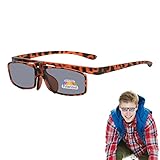 ereqeip Gafas abatibles, gafas de sol polarizadas de béisbol con almohadillas para la...