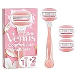Gillette Venus ComfortGlide Spa Breeze Maquinilla de Afeitar Mujer + 3 Cuchillas de...