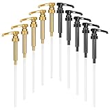 10 Unids Bombas de Jarabe, Jarabe Bomba Dispensadora Ideal para Botellas de 750ml de...