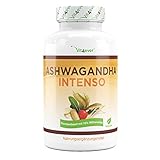 Ashwagandha - 180 cápsulas con 750 mg de extracto puro - Premium: 10% de withanólidos -...