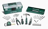 Bosch Caja de herramientas básica con 73 accesorios y complementos de bricolaje, para...