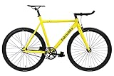 FabricBike- Bicicleta Fixed, Fixie, Single Speed, Cuadro y Horquilla Aluminio, Ruedas 28',...