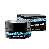 Crema Facial de Acido Hialuronico Puro ORGÁNICA 50 ml - Vegano - Crema Antiarrugas para...
