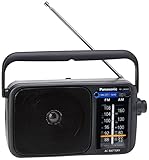 Panasonic RF-2400DEG-K - Radio Portátil FM/Am, (770mW, Iluminación LED, FM/Am, Fácil y...